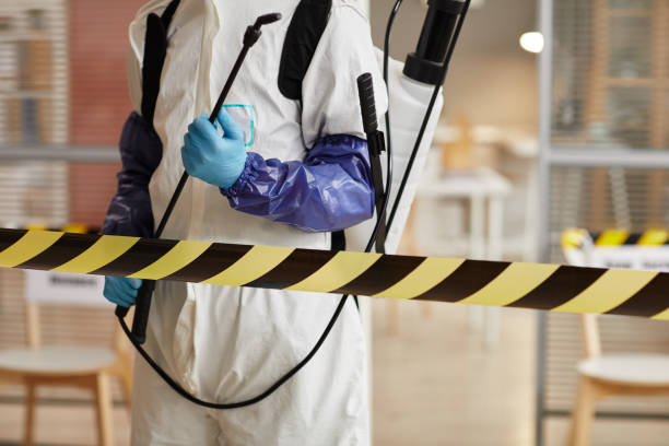 Professional Infectious Disease Decontamination technician working in Crosby, TX